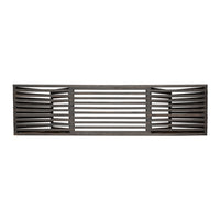 Metropol Bench Dark Grey Wood