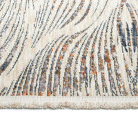 Modern, Abstract, Cut Pile 1'10" X 2'6" Rectangle Throw Rug Multi Brown Beige Polyester