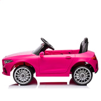 12V Kids Ride On Car W Parents Remote Control,Licensed Mercedes Benz Cls 350 For Kids,Four Wheel Suspension,Power Display,Music,Volume Control,Led Lights,Mp3,Usb Sd For Kids 37 95 Months. Pink 50 99