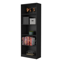 Sutton 4 Shelves Bookcase With Modern Storage