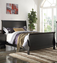 Modern 1Pc Eastern King Size Bed Bedroom Furniture Sleigh Design Headboard Footboard Plywood 1Pc Bedframe Box Spring Required King Black Wood Bedroom Contemporary,Modern,Transitional,Ultra Modern