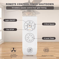 Modern Design Living Room 52 Inch Decorative Crystal Chandelier Ceiling Fan With Light Matt Black American Design,American Traditional,Antique,Classic Plywood Iron