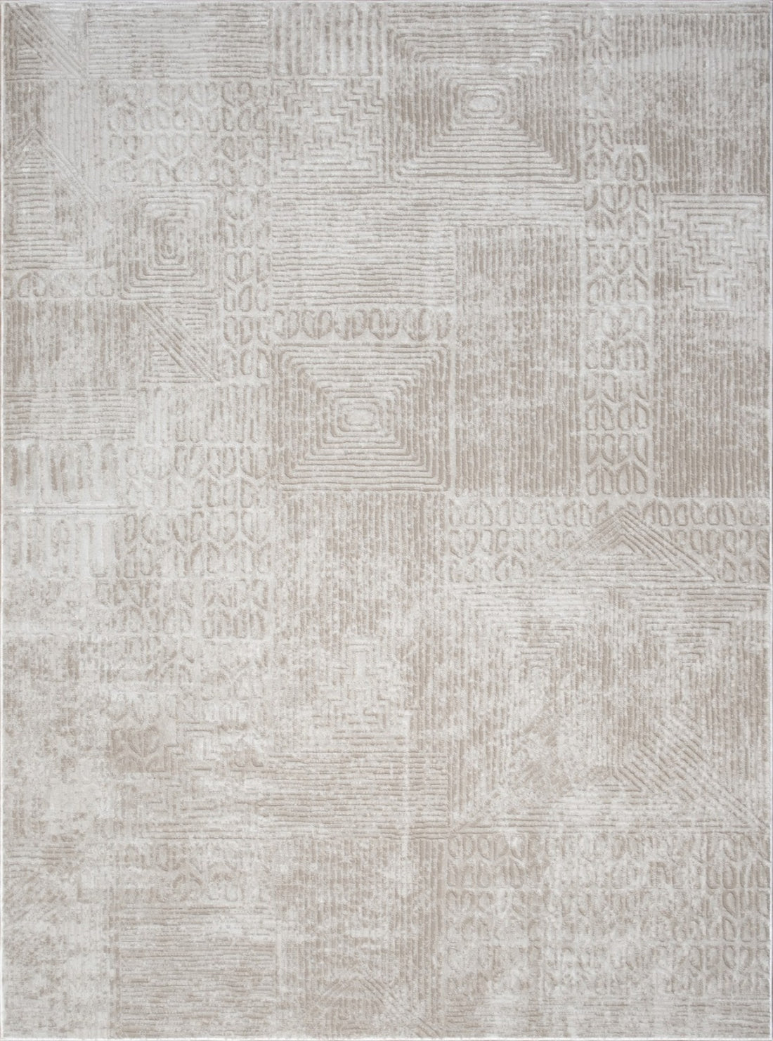 Elegance Gc Cnc6008 Ivory 7 Ft. 10 In. X 10 Ft. 3 In. Area Rug Beige Polyester