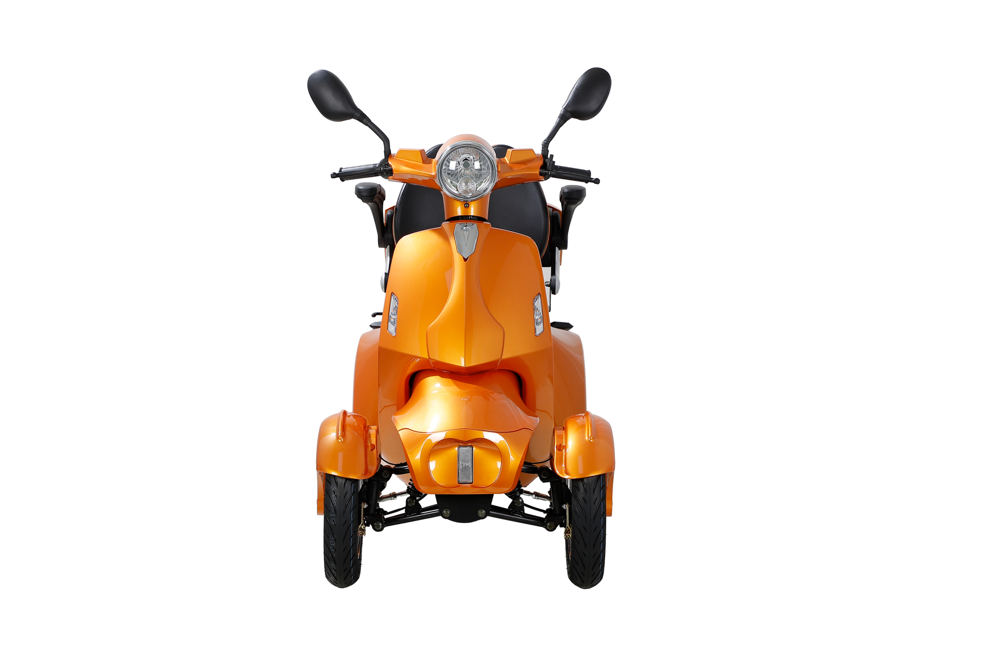 Fastest Mobility Scooter With Four Wheels For Adults & Seniors Orange Abs Pc