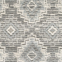 Ari 5 X 7 Modern Area Rug, Diamond Pattern, Soft Fabric, Cream, Gray Grey Cream Fabric