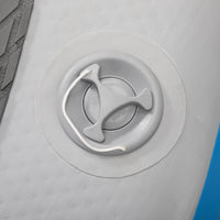 Inflatable Floating Dog Water Ramp Ladder White Blue Pvc