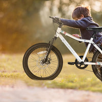 S20101 Ecarpat 20 Inch Kids Bike, Boys Girls Mountain Bike Ages 8 12, 7 Speed Teenager Children Kids' Bicycles, Front Suspension Disc U Brake, 14 Inch Height Steel Frame White Polyurethane Foam Carbon Steel