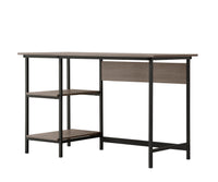 Weathered Gray Desk Gray Mdf Metal