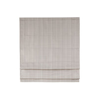 Basketweave Room Darkening Cordless Roman Shade Taupe Polyester