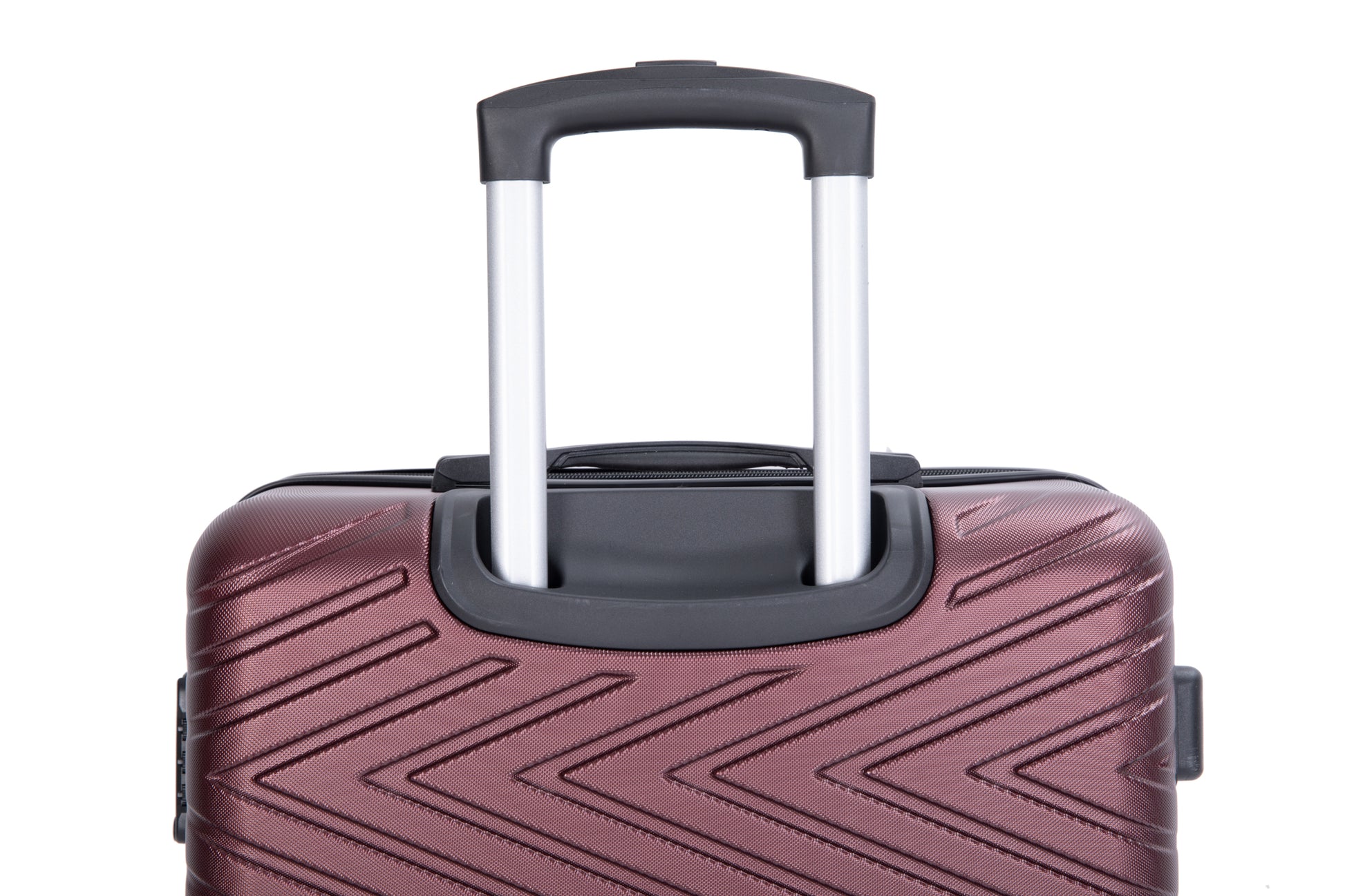 Luggage 4 Piece Abs Lightweight Suitcase With Rotating Wheels, 24 Inch And 28 Inch With Tsa Lock, 16 20 24 28 Wine Red Wine Red Abs