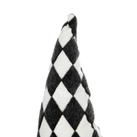 8.3X4.7X15.7" Fabric Gnome Decor, For Halloween Decor Black,White Polyester