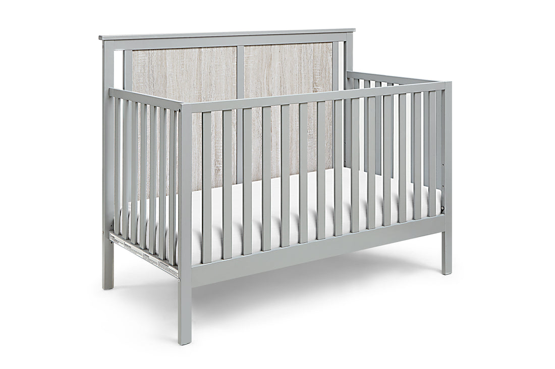 Connelly 4 In 1 Convertible Crib Gray Rockport Gray Grey Wood