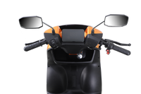 Heavy Duty 4 Wheel Mobility Scooters For Seniors & Adults 500Lbs Capacity Orange Abs Pc