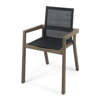 Belfast Dining Chair,Set Of 2 Grey Wood