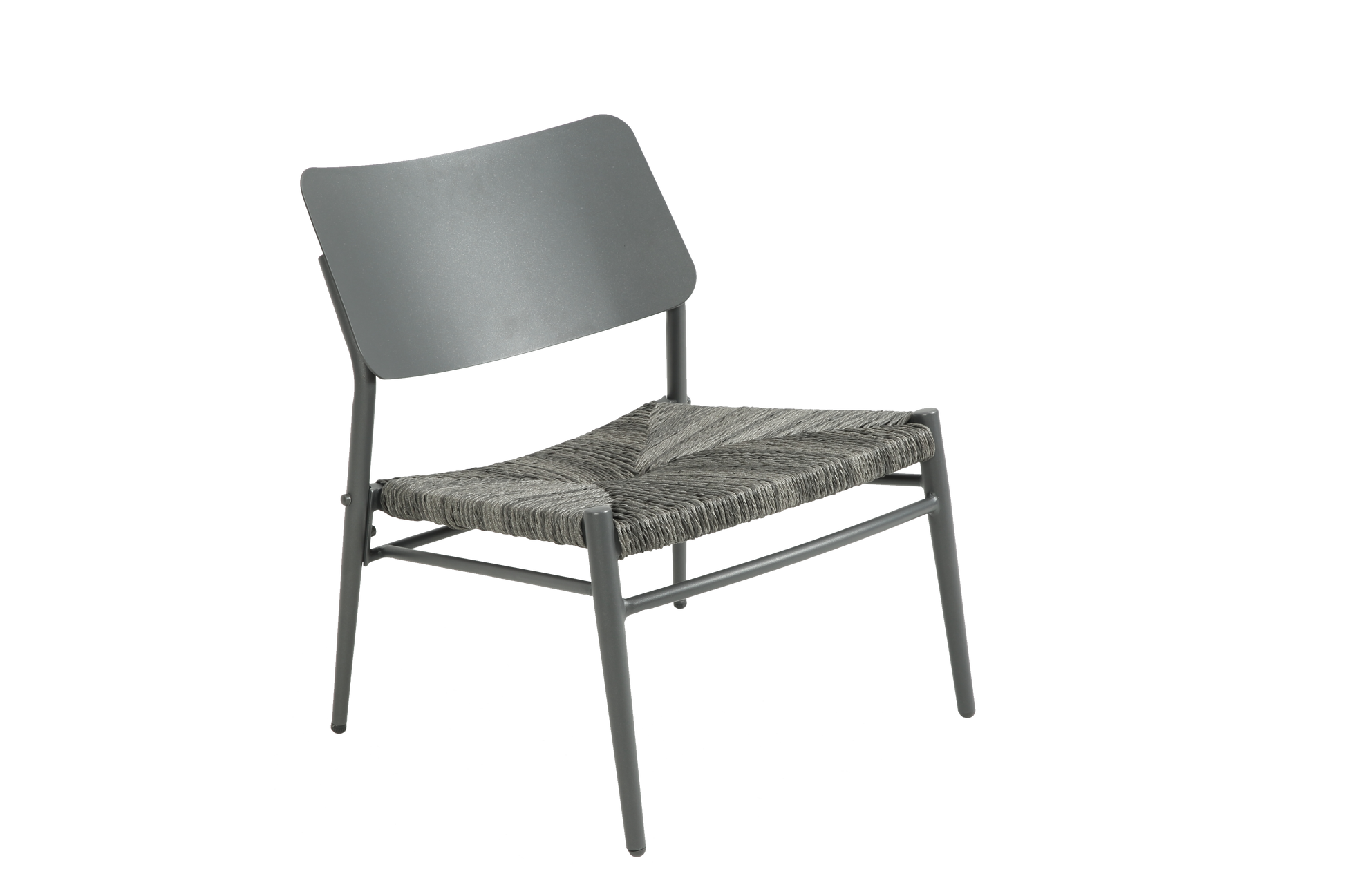 Aluminium 3 Piece Patio Set Bistro Table And Chairs Setbackyard, Garden, Living Room, Light Gray Grey Steel