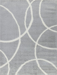 Loft Shag Gc Czy1002 Grey 5 Ft. 3 In. X 7 Ft. Shaggy Area Rug Grey Polyester