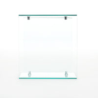 Coffee Table 12Mm Tempered Bent Glass ,6Mm Shelf Glass Clear Glass