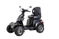 Golf Scooter Old People Drive Grass Scooter Black Abs Pc