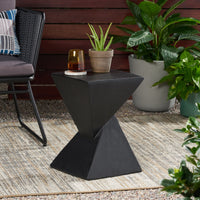 Tess Side Table Black Magnesium Oxide