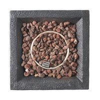 19.50'' Stone Mgo Fire Column 40 000 Btu Stone Gray Magnesium Oxide