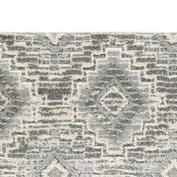 Ari 5 X 7 Modern Area Rug, Diamond Pattern, Soft Fabric, Cream, Gray Grey Cream Fabric