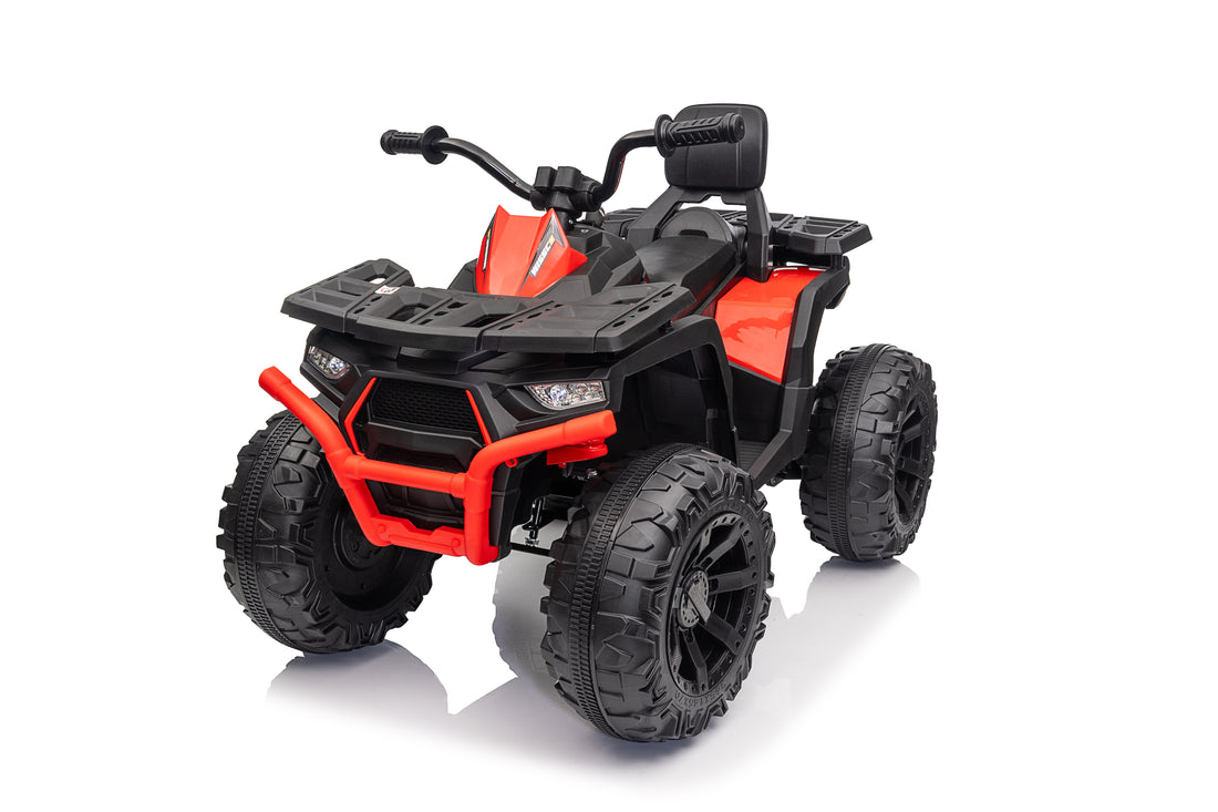 Kids Atv 2 Wheeler, 24 Volt 2Wd Ride On Toys For Big Kids W 2 Seater, 2X200W Motor, 5.6Mph Max Speed,Red Red Abs