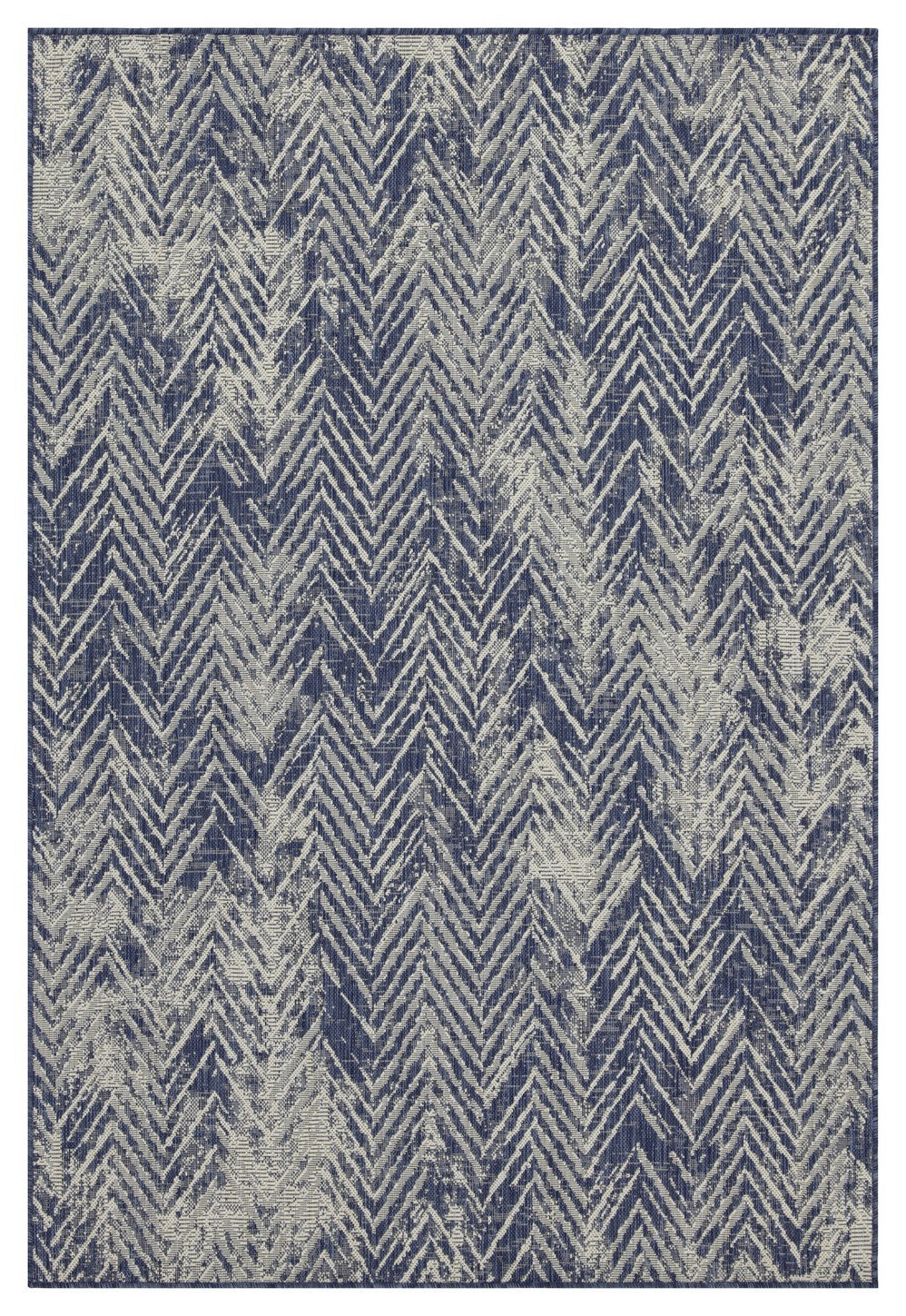 Sunshine Gc Har2010 Blue 5 Ft. 3 In. X 7 Ft. 3 In. Indoor Outdoor Area Rug Blue Polyester Polypropylene