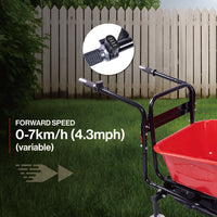 Professional Specs This Wheelbarrow Uses An Electric 24V 250W Brushless Motor System, Powered By 2 12V 12Ah Black Red Classic,Industrial Stainless Steel