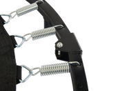 Xtp009 Assembled Children'S Trampoline Happy Expression Outdoor And Indoor Dual Use Monkey Black And Red Foldable Iron Tube For Kids Age 3 7 Yellow Black Steel