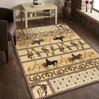 Tribes Gc Yls4009 Beige 2 Ft. X 3 Ft. Southwest Area Rug Beige Polypropylene