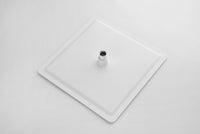 Rain Shower Head High Pressure Rainfall Showerhead Water Saving White Bathroom Stainless Steel