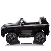 Licensed Lexus Lx600 24V Two Seater Xxl Kids Ride On Car W Parents Control,Seat Width 20 Inches,2Wd,Four Wheel Suspension,Bluetooth,Mp3,Music,Power Display,Speeds 1.86 3.11Mph For Kids. Black Polypropylene