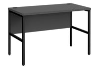 Computer Desk, 48"L, Work, Home Office, Commercial Grade, Grey Laminate, Black Metal, Contemporary, Modern Grey Particle Board