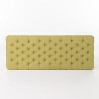 Juliana Storage Ottoman Green Fabric