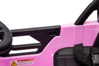 Kids Ride On Truck Car, 12V Ride On Toy Electric Cars For Kids W Remote, Bluetooth,Pink Pink Abs