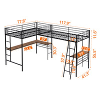 Twin Bed Twin Black Steel