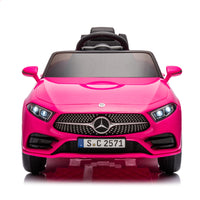 12V Kids Ride On Car W Parents Remote Control,Licensed Mercedes Benz Cls 350 For Kids,Four Wheel Suspension,Power Display,Music,Volume Control,Led Lights,Mp3,Usb Sd For Kids 37 95 Months. Pink 50 99