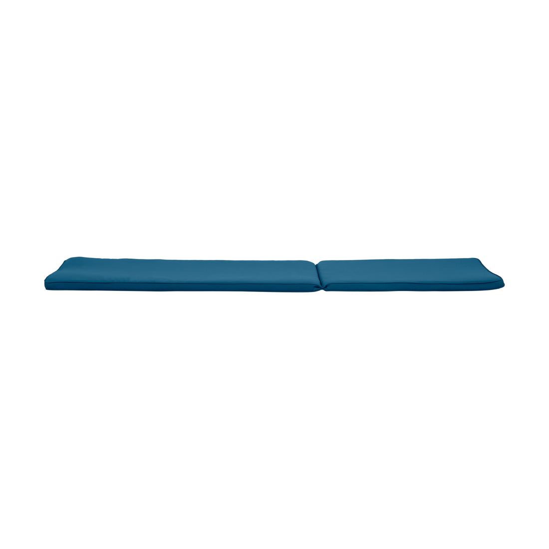 Nadine Chaise Lounge Cushion Blue Wood Waterproof Fabric