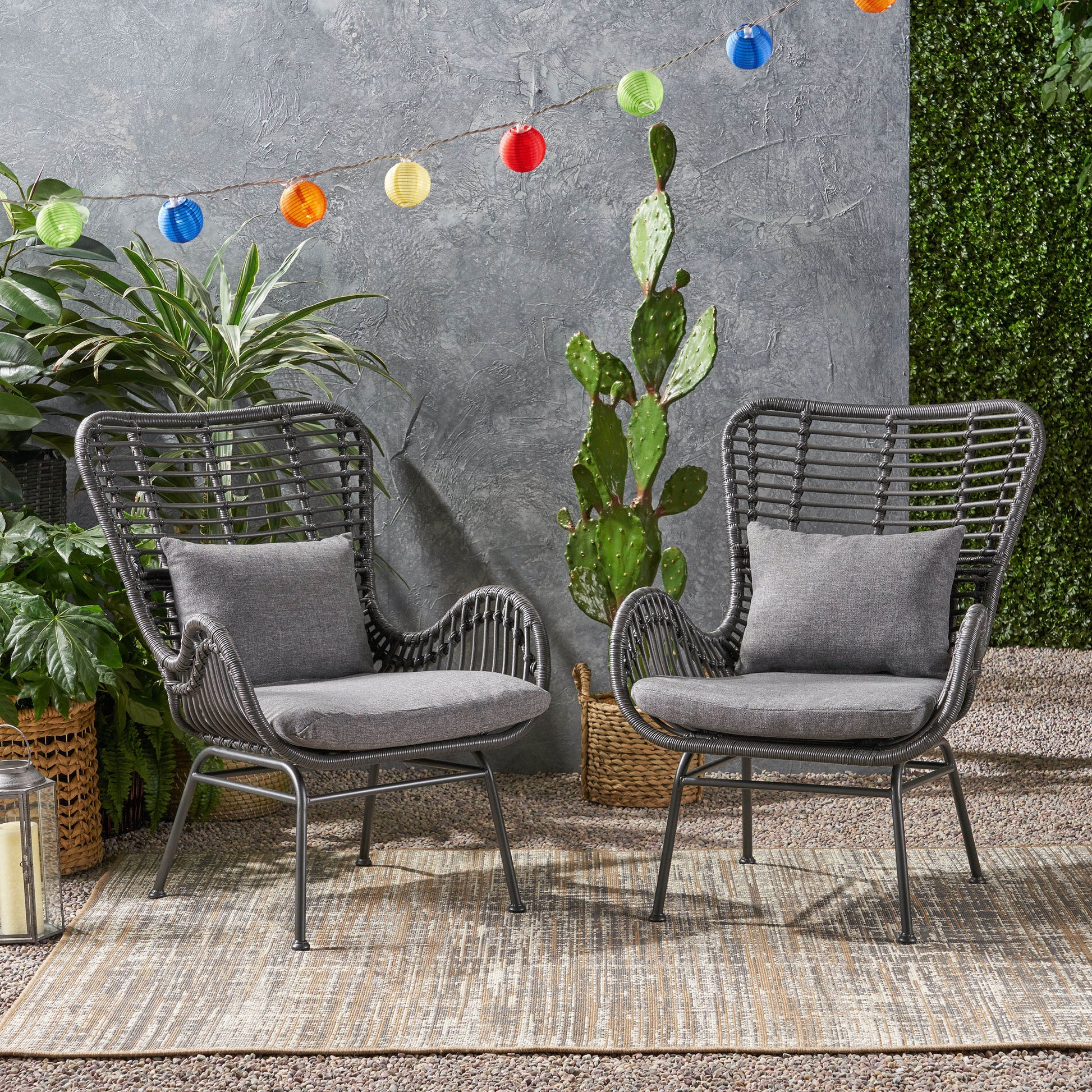 Montana Chair Grey Iron Plastic