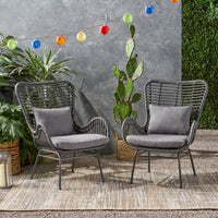 Montana Chair Grey Iron Plastic