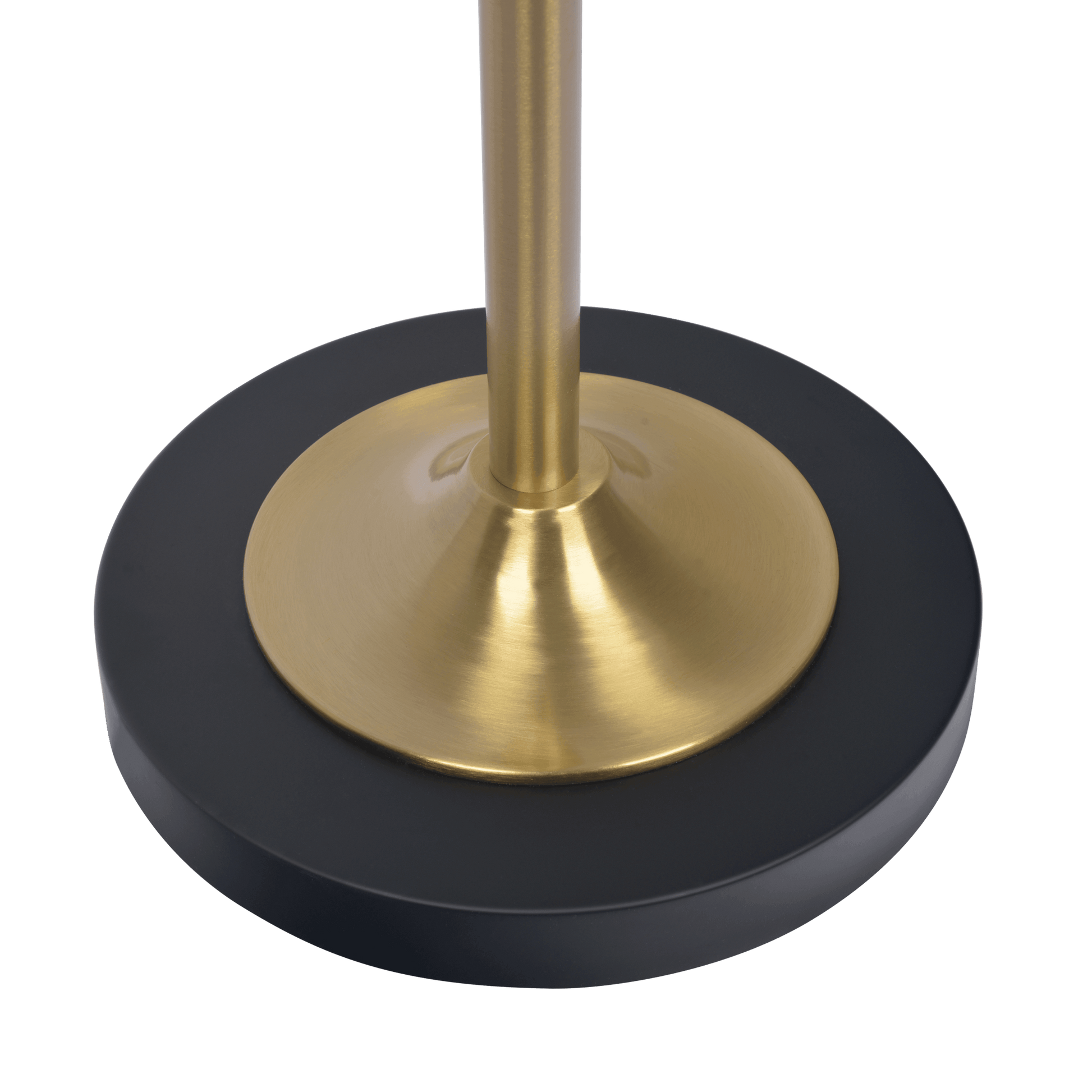 Axis Brassed Gold Floor Lamp With 4 Way Switch Double Spots With Metal Base Black,Gold Table&Floor Lamps Brass