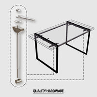 Mdf Black Wooden Dining Table And Modern Dining Chair Set Of 8 Pieces, Medieval Wooden Kitchen Dining Table Set, Black Metal Base, Dining Table And Suede Chair Set Buy 6 Chairs And Get 2 Free Grey