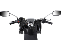 Electric Mobility Recreational Travel Scooter For Adults,Mobility Scooters For Seniors, 4 Wheel Powered Mobility Scooters Black Abs Pc