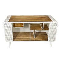 55.12 "Spacious Cat House With Tempered Glass, For Living Room, Hallway, Study And Other Spaces White White Glass Metal