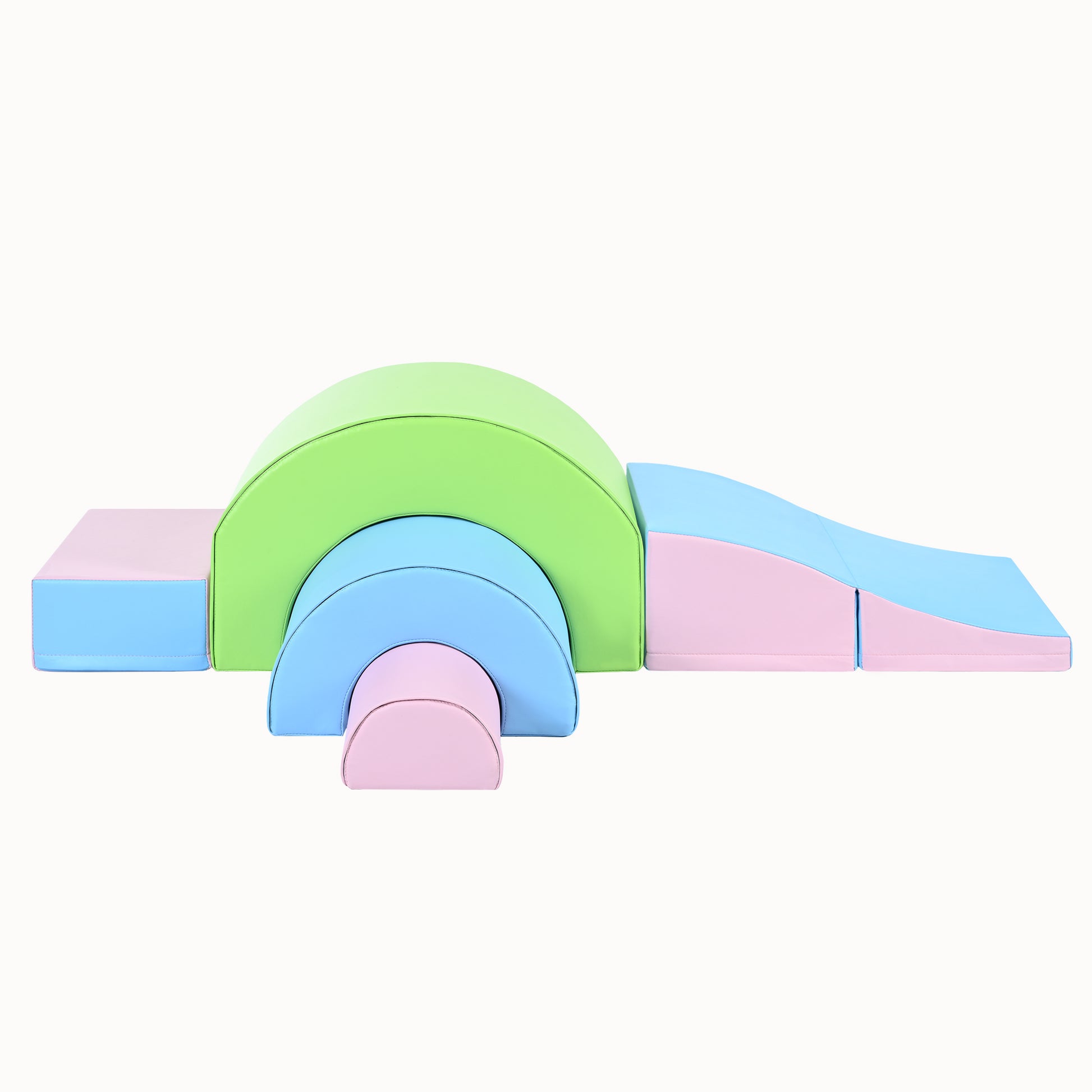 5 Piece Kids Climbing Toys For Toddlers, Foam Climbing Blocks For Babies, Kids Crawling And Climbing Indoor Active Play Structure Colorful Under 50 Lbs Cute Foam 1 To 2 Years Pu Indoor