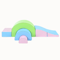 5 Piece Kids Climbing Toys For Toddlers, Foam Climbing Blocks For Babies, Kids Crawling And Climbing Indoor Active Play Structure Colorful Under 50 Lbs Cute Foam 1 To 2 Years Pu Indoor