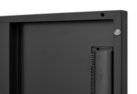 6 Door Employee Storage Locker, Metal Lockers For Office, Gym, School, And Homewith Card Slot Black Freestanding 5 Or More Spaces Powder Coated Black Gym Door Locks Modern Metal Metal