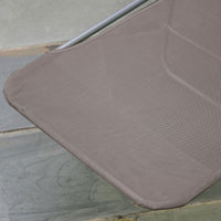 Outsunny Folding Chaise Lounge Chair, Pool Sun Tanning Chair, Outdoor Lounge Chair With 5 Position Reclining Back,Mesh Seat, Headrest For Beach, Yard, Patio, Brown Brown Steel