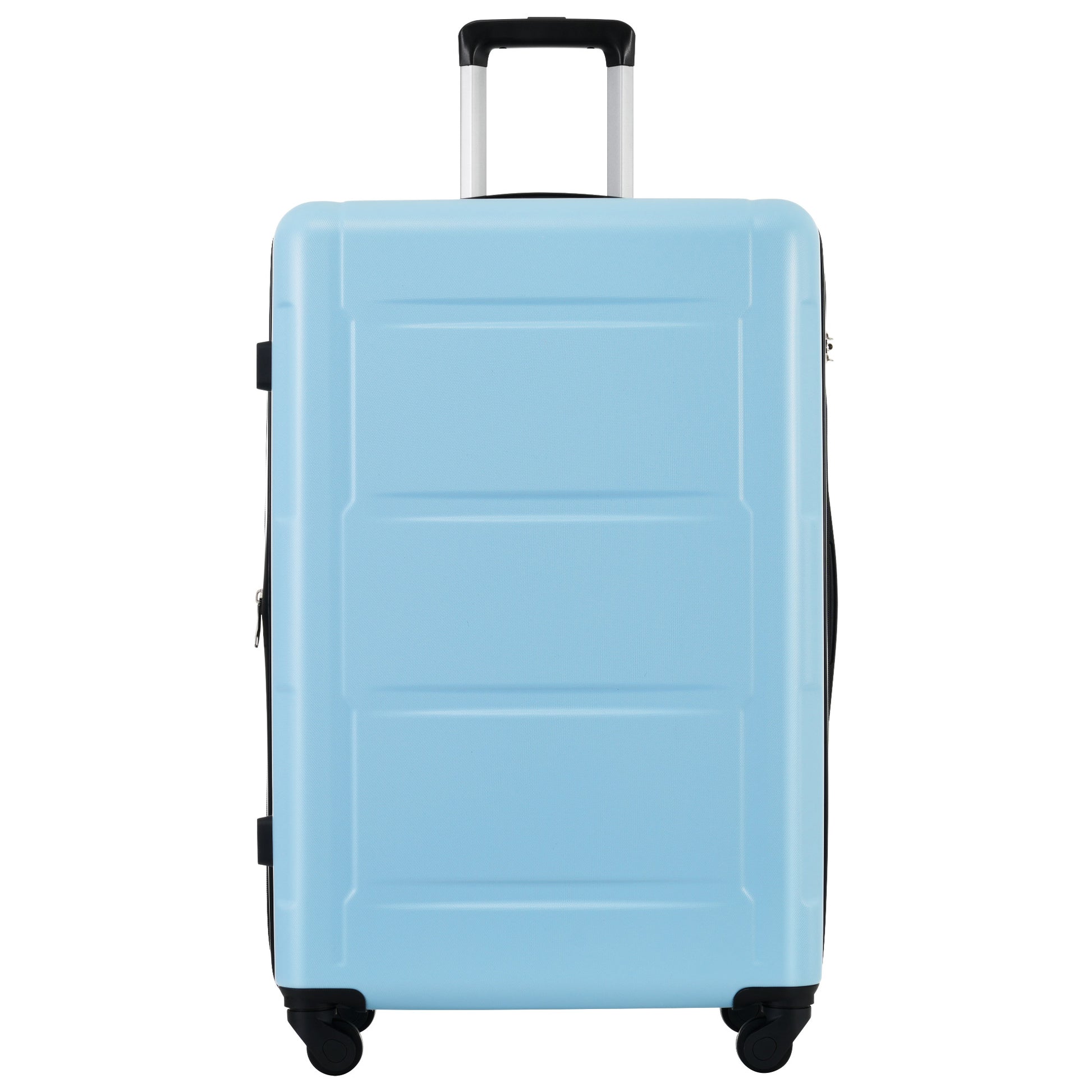 2 Piece Luggage Set With Bags Expanable Spinner Wheels Abs Lightweight Suitcase With Tsa Lock 20Inch 24Inch Light Blue Abs