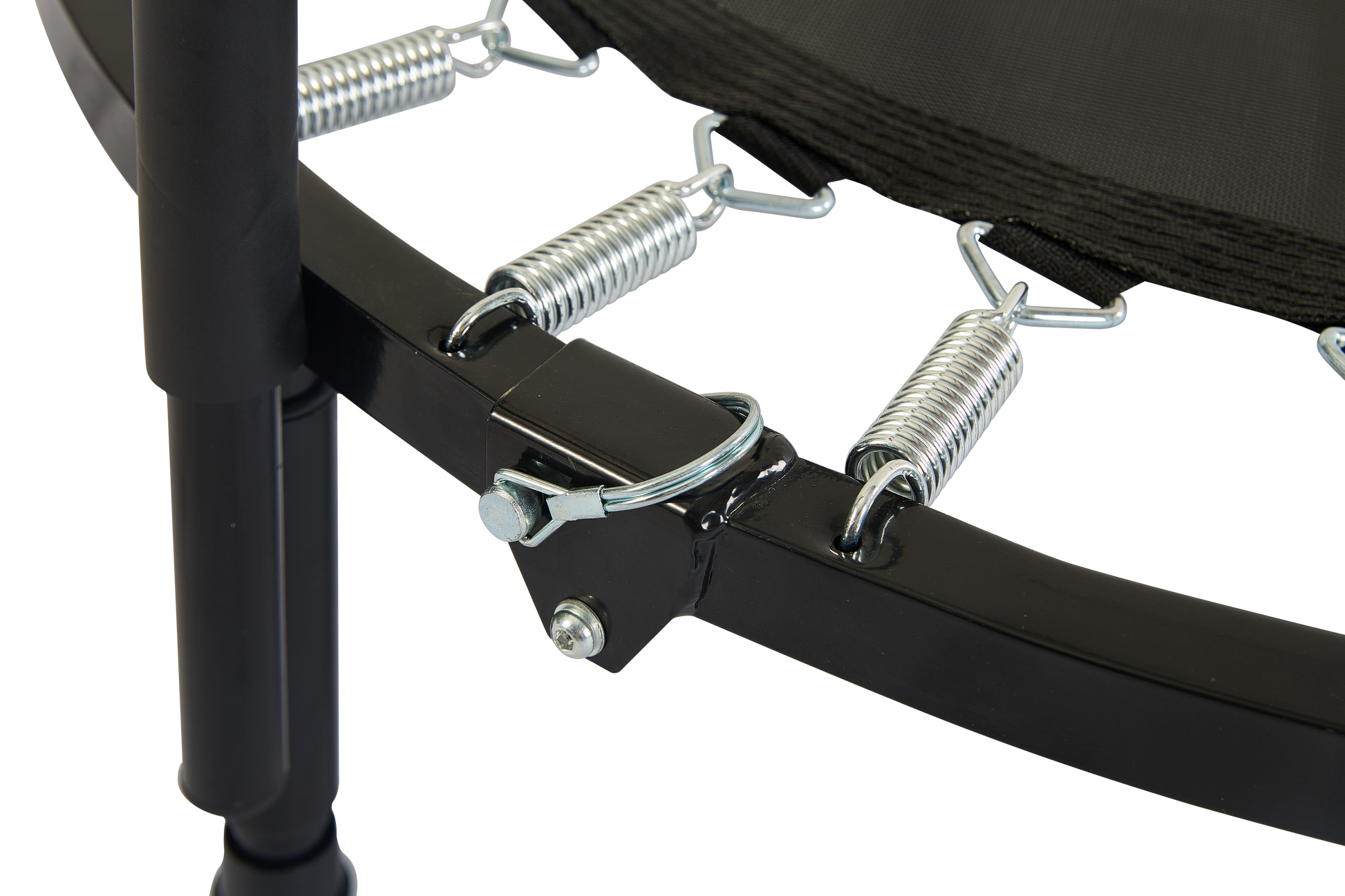 Xtp009 Assembled Children'S Trampoline Happy Expression Outdoor And Indoor Dual Use Monkey Black And Red Foldable Iron Tube For Kids Age 3 7 Yellow Black Steel